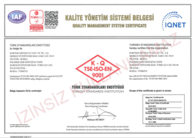 ISO 9001 Kalite Yönetim Sistemi